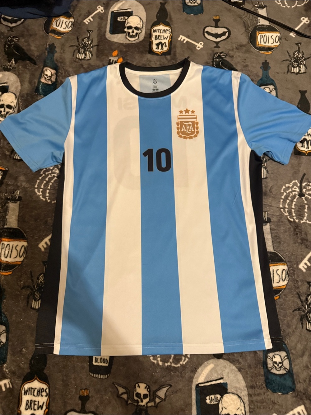 AFA Messi Soccer Jersey with Number 10